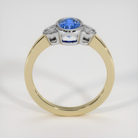 1.37 Ct. Blue Sapphire Ring, 18K White & Yellow 3