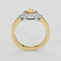 1.50 Ct. Bi Color Sapphire Ring, 18K White & Yellow 3