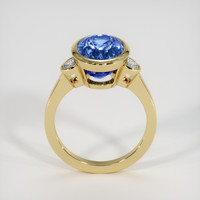 9.75 Ct. Blue Sapphire Ring, 14K Yellow Gold 3