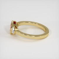 0.68 Ct. Sapphire Ring, 14K Yellow Gold 4
