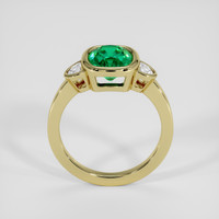 1.90 Ct. Emerald Ring, 18K Yellow Gold 3