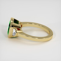 2.59 Ct. Emerald Ring, 18K Yellow Gold 4