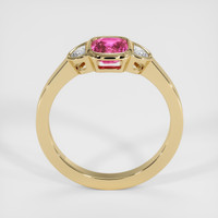 1.56 Ct. Pink Sapphire Ring, 18K Yellow Gold 3