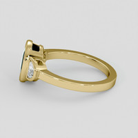 1.61 Ct. Bluish Green Sapphire Ring, 18K Yellow Gold 4
