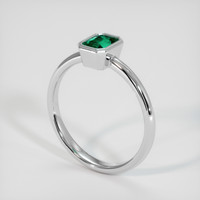 1.18 Ct. Emerald Ring, Platinum 950 2
