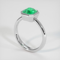 1.67 Ct. Emerald Ring, Platinum 950 2