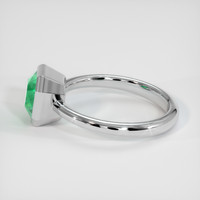 1.67 Ct. Emerald Ring, Platinum 950 4