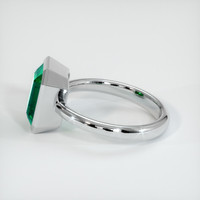 3.32 Ct. Emerald Ring, Platinum 950 4
