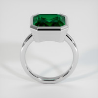 6.60 Ct. Emerald Ring, Platinum 950 3