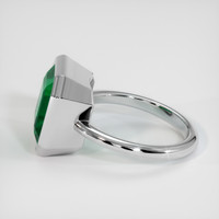 6.60 Ct. Emerald Ring, Platinum 950 4