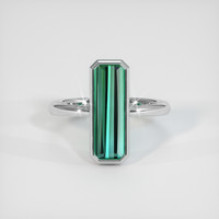 2.33 Ct. Gemstone Ring, Platinum 950 1