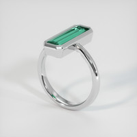 2.33 Ct. Gemstone Ring, Platinum 950 2