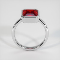 3.41 Ct. Ruby Ring, Platinum 950 3