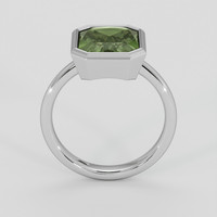 2.97 Ct. Green Sapphire Ring, Platinum 950 3