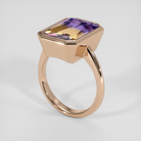 10.17 Ct. Bi Color Ametrine Ring, 14K Rose Gold 2