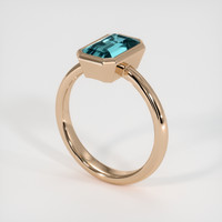 2.11 Ct. Gemstone Ring, 14K Rose Gold 2