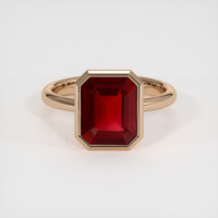 3.41 Ct. Ruby Ring, 14K Rose Gold 1