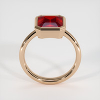 3.41 Ct. Ruby Ring, 14K Rose Gold 3