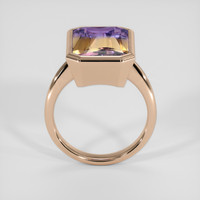 10.17 Ct. Bi Color Ametrine Ring, 18K Rose Gold 3