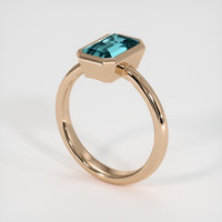 2.11 Ct. Gemstone Ring, 18K Rose Gold 2
