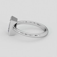 1.57 Ct. White Sapphire Ring, Silver 4