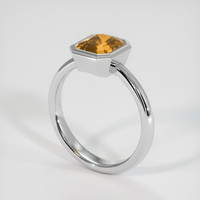 2.53 Ct. Sapphire Ring, 14K White Gold 2