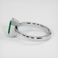 3.32 Ct. Emerald Ring, 18K White Gold 4