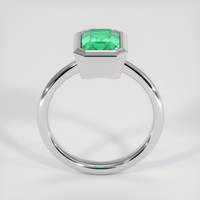2.12 Ct. Emerald Ring, 18K White Gold 3