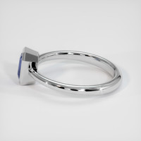 1.80 Ct. Blue Sapphire Ring, 18K White Gold 4