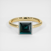 1.63 Ct. Gemstone Ring, 14K White & Yellow 1