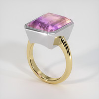 11.55 Ct. Gemstone Ring, 14K White & Yellow 2