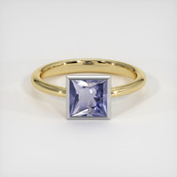 1.10 Ct. Gemstone Ring, 14K White & Yellow 1