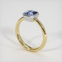 1.46 Ct. Gemstone Ring, 14K White & Yellow 2