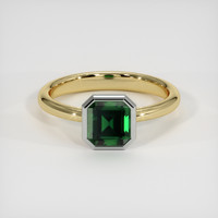 1.33 Ct. Gemstone Ring, 14K White & Yellow 1