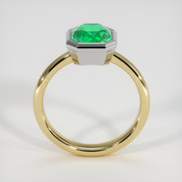 1.67 Ct. Emerald Ring, 18K White & Yellow 3