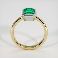 3.32 Ct. Emerald Ring, 18K White & Yellow 3