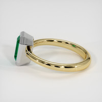 3.32 Ct. Emerald Ring, 18K White & Yellow 4