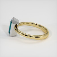 2.11 Ct. Gemstone Ring, 18K White & Yellow 4