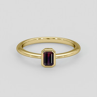 0.48 Ct. Bi Color / Parti Sapphire Ring, 10K Yellow Gold 1