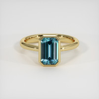 2.11 Ct. Gemstone Ring, 14K Yellow Gold 1