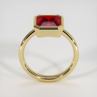 3.41 Ct. Ruby Ring, 14K Yellow Gold 3