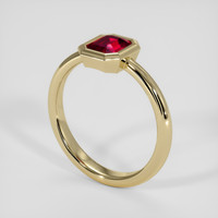 1.20 Ct. Ruby Ring, 14K Yellow Gold 2
