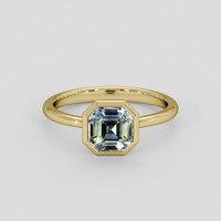 1.53 Ct. Bi Color / Parti Sapphire Ring, 14K Yellow Gold 1