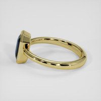 2.23 Ct. Greenish Blue Sapphire Ring, 14K Yellow Gold 4