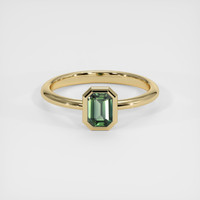 0.98 Ct. Sapphire Ring, 14K Yellow Gold 1