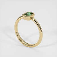 0.98 Ct. Sapphire Ring, 14K Yellow Gold 2