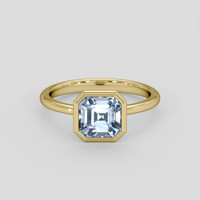 1.58 Ct. Blue Sapphire Ring, 14K Yellow Gold 1
