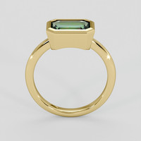 2.03 Ct. Green Sapphire Ring, 14K Yellow Gold 3