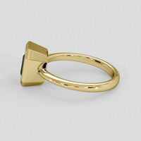 2.05 Ct. Bluish Green Sapphire Ring, 14K Yellow Gold 4