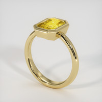 2.53 Ct. Yellow Sapphire Ring, 14K Yellow Gold 2